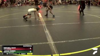 65 lbs Quarterfinal - Jaevin Torres, Fish Eye Wrestling vs Mitchell Bach, WPA Spartans