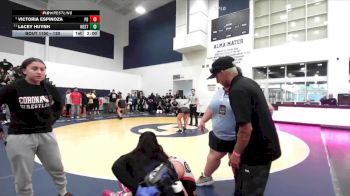 130 lbs Quarterfinal - Victoria Espinoza, Palm Desert vs Lacey Huynh, Westminster