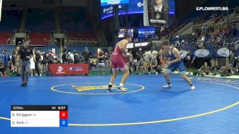 220 lbs Rnd Of 32 - Daniel Striggow, Minnesota vs Christopher York, Missouri