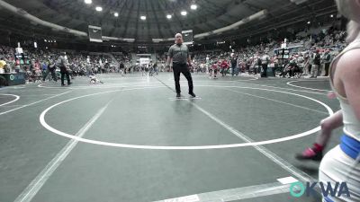 40 lbs Consi Of 16 #2 - Averie Barnard, ARDMORE TAKEDOWN CLUB vs Daxon Newton, Berryhill Wrestling Club