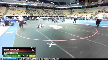 105 Class 2 lbs Champ. Round 1 - Sandy Breeden, Liberty vs Kiara Sederburg, Rolla