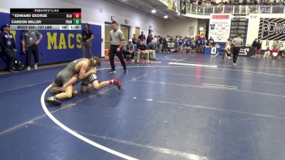 127 lbs R-32 - Edward George, Blair Academy-NJ vs Carson Miller, Frank Cox-VA