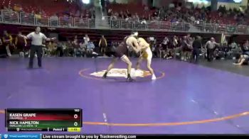 160 lbs Round 1 (3 Team) - Nick Hamilton, Papillion-La Vista vs Kasen Grape, Columbus