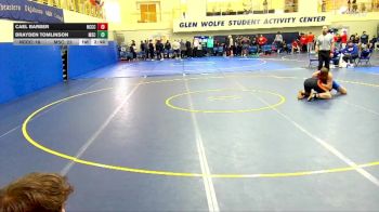 285 lbs Round 3 (6 Team) - Brayden Tomlinson, Murray State vs Cael Barber, Neosho County Community College