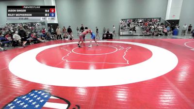 215 lbs Jason Singer, Pennsylvania Red vs Riley McPherson, Ohio Gray