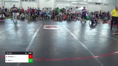 70-J lbs Final - Nehemiah Rankin, OH vs Kasen Karl, MO