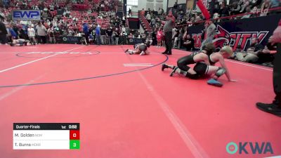 73 lbs Quarterfinal - Maddox Golden, Team Nomad vs Ty Burns, Morrison Takedown Club