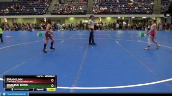 85 lbs Cons. Round 3 - Braxton Brink, DC Elite vs Evann Linn, Centennial Youth Wrestling