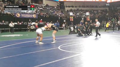 170 lbs Quarterfinal - Aiyanna Beane, American Canyon (NC) vs Berlynn Solia-Tago, Poly/Long Beach (SS)