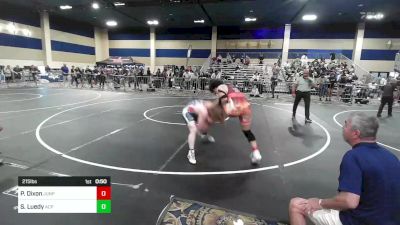 215 lbs Consolation - Preston Dixon, Junpero Serra vs Sean Luedy, ACP Wrestling