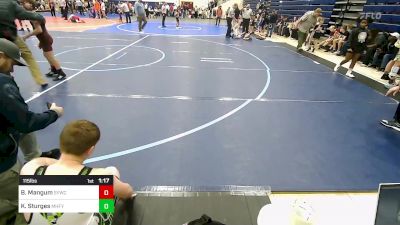 115 lbs Semifinal - Brayden Mangum, Springdale Youth Wrestling Club vs KaraLynn Sturges, Mountain Home Flyers