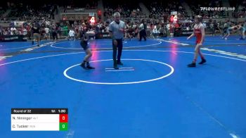 89 lbs Prelims - Noah Nininger, VA Team Predator vs Cale Tucker, Ironclad