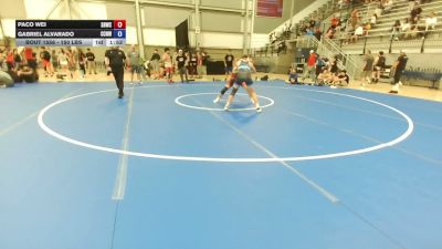 150 lbs Cons. Quarters - Paco Wei, South Bellevue Wrestling Club vs Gabriel Alvarado, CNWC Concede Nothing Wrestling Club
