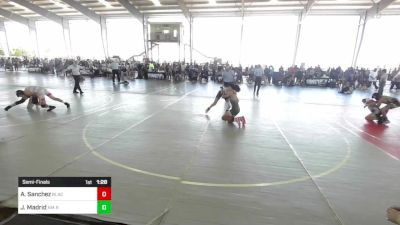 116 lbs Semifinal - Anthony Sanchez, BlackCat WC vs James Madrid, NM Royalty