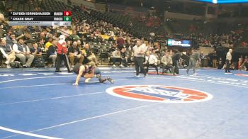 126 Class 4 lbs Cons. Round 1 - Zayden Isringhausen, Branson vs Chase Gray, Francis Howell Central