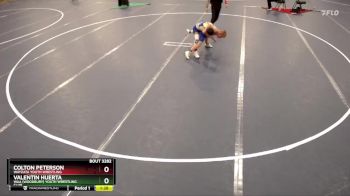 93 lbs Semifinal - Valentin Huerta, WAA (Woodbury) Youth Wrestling Club vs Colton Peterson, Wayzata Youth Wrestling