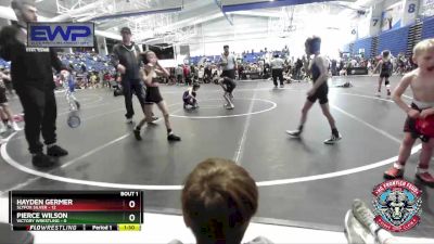 56 lbs Semis (4 Team) - Hayden Germer, Slyfox Silver vs Pierce Wilson, Victory Wrestling