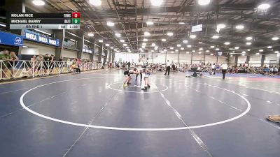 132 lbs Rr Rnd 1 - Nolan Rice, TDWC Maniacs Blue - HSB vs Michael Barry, BattleHawks - HSB