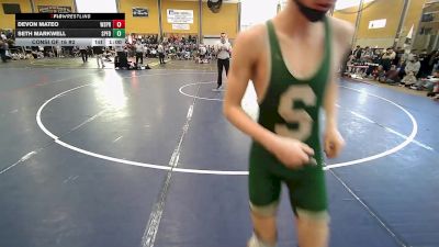 113 lbs Consi Of 16 #2 - Devon Mateo, West Springfield vs Seth Markwell, Springfield