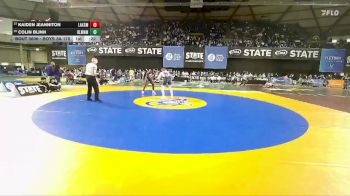 Boys 3A 175 lbs Cons. Round 3 - Kaiden Jeanniton, Lakes vs Colin Blinn, Bellarmine Prep