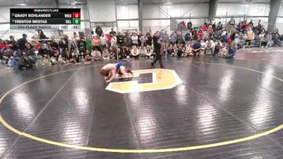 132 lbs 5th Place Match - Grady Bohlander, Wheatland vs Trenton Mestas, Valley