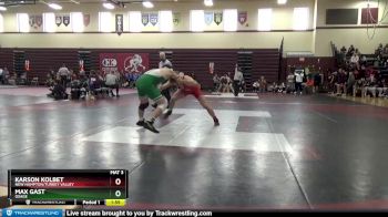160 lbs Cons. Round 2 - Karson Kolbet, New Hampton/Turkey Valley vs Max Gast, Osage
