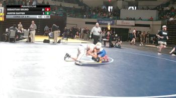 157 lbs Consi Of 8 #1 - Sebastian Bruno, James Island vs Austin Saffer, Indian Land