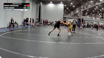 215 lbs Round 3 (4 Team) - Mason Chesnavage, Outsiders WC vs Owen Dandeo, North Hunterdon WC