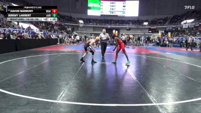 1A-4A 106 Quarterfinal - Davon Marbury, Weaver vs Jeremy Lambert, Alexandria HS