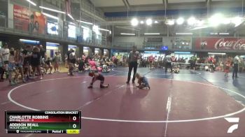 55 lbs Semis & 1st Wb (8 Team) - Charlotte Robbins, BMM BBQ Belles vs Addison Beall, TN Elite Ladys