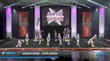 Cheer Zone - Explosion [2021 L3 Youth - D2 - Small Day 1] 2021 JAMfest Cheer Super Nationals