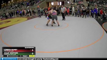 250 lbs Quarterfinal - Corbyn Mumey, Dallas Mat Club vs Kolby Wofford, Salem Elite Mat Club