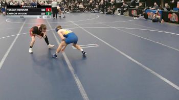 126 lbs Quarterfinals (8 Team) - Teagan Rerucha, David City vs Lawson Taylor, Logan View