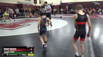 PW-6 lbs Round 1 - Drake Henson, Immortal Athletics WC vs Mason Osen, DC ELITE