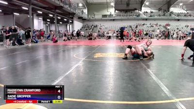 170 lbs Round 2 - Madisynn Crawford, Missouri vs Sadie Gropper, Missouri
