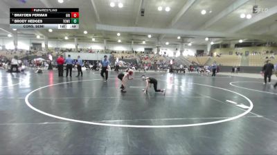 65 lbs Cons. Semi - Brayden Ferman, Grindhouse vs Brody Hedges, Fairview Jackets Youth Wrestling