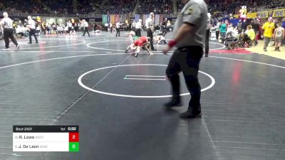 90 lbs Quarterfinal - Ryker Lowe, West Perry vs Jordan De Leon, Governor Mifflin