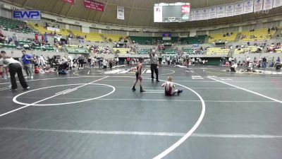 64 lbs Consi Of 8 #1 - Kingston Holland, Team Zulpo Perryville Wrestling vs Jaxon Doherty, Beebe Badgers Wrestling Club