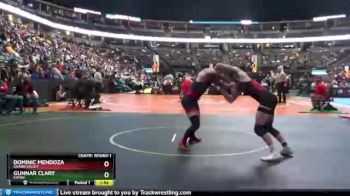 160 lbs Champ. Round 1 - Gunnar Clary, Eaton vs Dominic Mendoza, Grand Valley