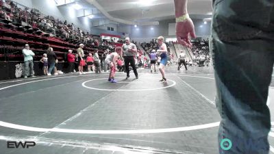 120 lbs Semifinal - Knox Wright, Collinsville Cardinal Youth Wrestling vs Aryzona Cummings, Mojo Grappling Academy
