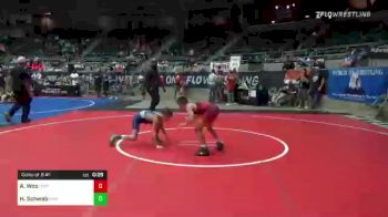 77 lbs Consi Of 8 #1 - Allen Woo, Izzy Style vs Hayden Schwab, IAWC