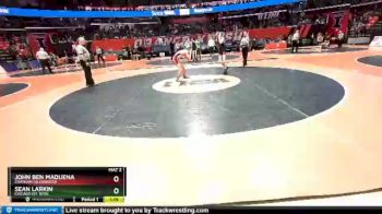 2A 132 lbs Cons. Round 2 - John Ben Maduena, Chatham (Glenwood) vs Sean Larkin, Chicago (St. Rita)