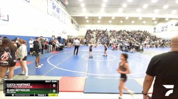 78 lbs Semifinal - Eligh Reynolds, Millennia vs Lucca Martinez, Total Kaos Wrestling Club