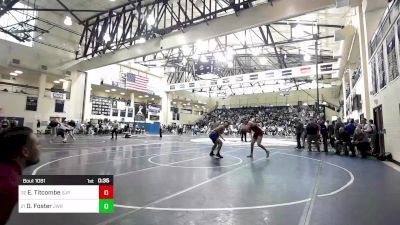 189 lbs Consi Of 16 #1 - Ethan Titcombe, St. Joe's Prep vs Drew Foster, JW Robinson