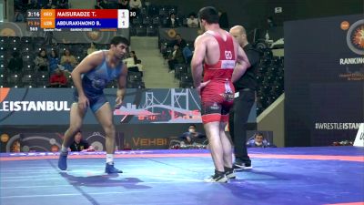 86 kg Quarterfinal - Tarzan Maisuradze, GEO vs Bekzod Abdurakhmonov, UZB
