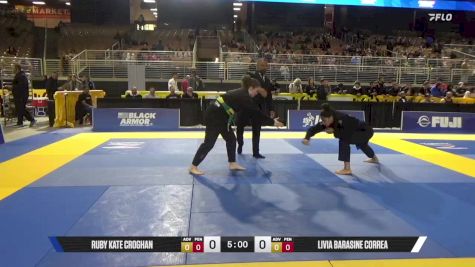 Livia Barasine Correa vs Ruby Kate Croghan 2025 Pan Jiu Jitsu IBJJF Championship