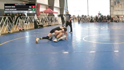 100 lbs Round 1 - 9:00am Saturday - Mason Reis, PA Gold vs John Duncan, Untouchables