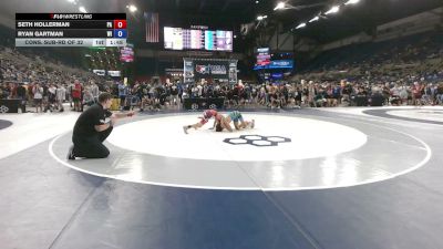 100 lbs Cons. Sub-rd Of 32 - Seth Hollerman, Pennsylvania vs Ryan Gartman, Wisconsin