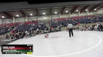 49 lbs Quarters & Wb (16 Team) - Adriel Flores, Warriors Of Christ vs Dominic Collins, Sanderson Wrestling Academy