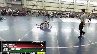 58 lbs Quarterfinal - Axle Reary, Uintah Wrestling vs Jett Houghton, Westlake